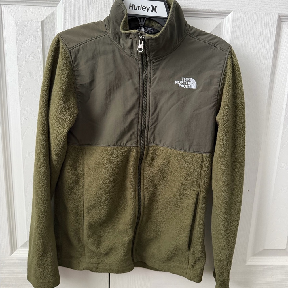 The North Face Youth Olive Fleece Jacket